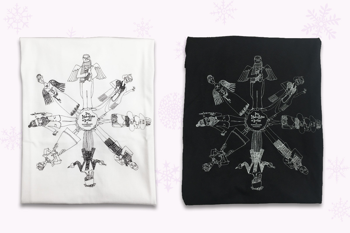 Tシャツ（ホワイト）　S/M/L　各2,500円